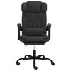 vidaXL Reclining Office Chair Black Faux leather, metal, plywood