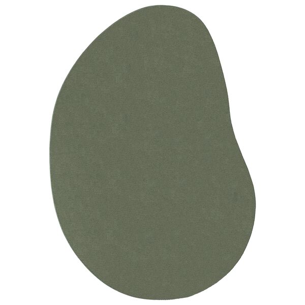 vidaXL Carpet Folding Forest green 39.37 x 78.74 in Polyester