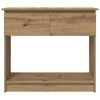 vidaXL Console Table Artisan oak Engineered wood Medium Console Table