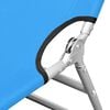 vidaXL Sun Lounger Turquoise Blue