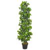 vidaXL Artificial Plant Green Polyester 59.1 in Decorative Inlays