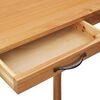 vidaXL Bar Set Natural Brown Solid Oak Wood, MDF with Oak Veneer Standard