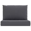 vidaXL Pallet Cushion Anthracite Oxford fabric (100% polyester)