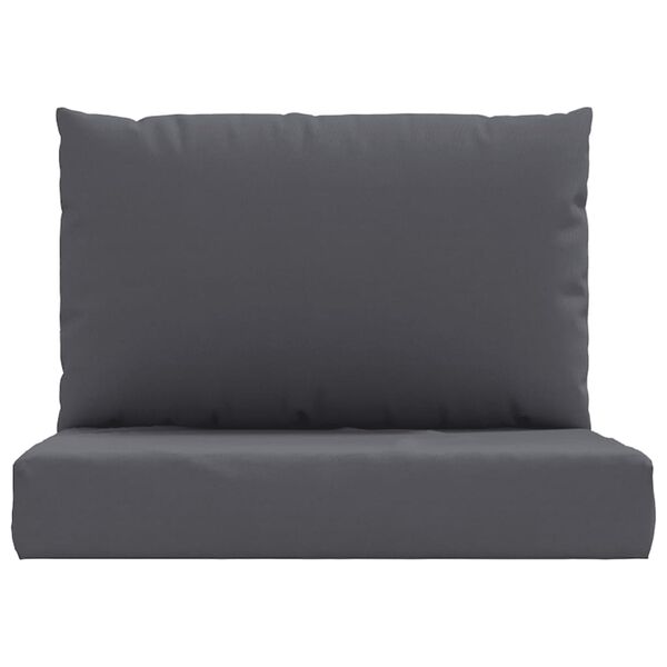 vidaXL Pallet Cushion Anthracite Oxford fabric (100% polyester)