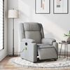 vidaXL Electric Massage Recliner Chair Light gray