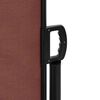 vidaXL Retractable Side Awning Brown
