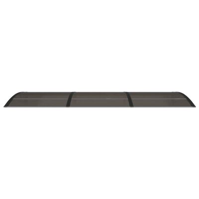vidaXL Door Canopy Black 118.1"x39.4" Polycarbonate