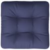 vidaXL Pallet Cushion Navy blue 100% polyester 23.6 x 23.6 in