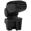 vidaXL Car Armrest Black 5.9"x12.2"x(11"-17.3") ABS