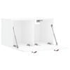 vidaXL Wall Cabinet White Engineered wood Medium Wall Cabinet