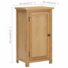 vidaXL Cabinet Natural wood color