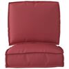 vidaXL Pallet Cushion Set 2 pcs Wine Red Oxford Fabric