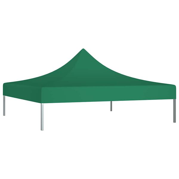 vidaXL Party Tent Roof 9.8'x9.8' Green 0.9 oz/ft²