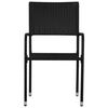 vidaXL Garden Dining Set Black Poly Rattan, Steel, Tempered Glass Large