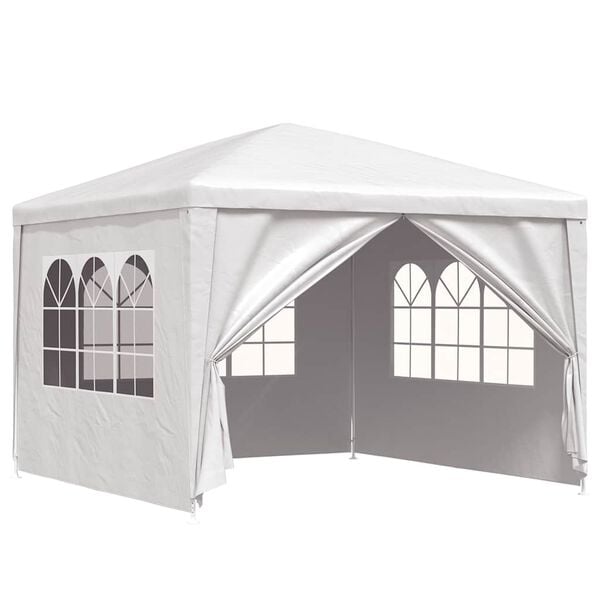 vidaXL Party Tent 9'10"x9'10" White