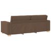 vidaXL Sofa Brown 86.61 x 30.71 x 33.07 in Fabric