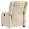 vidaXL Massage Recliner Chair Cream