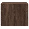 vidaXL Wall Cabinet Brown Oak Engineered Wood Medium Wall Cabinet