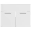 vidaXL Sink Cabinet With Basin White Engineered Wood, Ceramic Medium