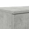 vidaXL Bed Drawers with Drawer Concrete Grey 78.74 x 14.37 x 6.50 in