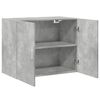 vidaXL Wall Cabinet Concrete Grey Engineered Wood Medium Wall Cabinet