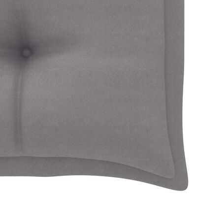 vidaXL Garden Bench Cushion Gray 39.4"x19.7"x2.8" Fabric