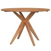 vidaXL Garden Table Brown Solid Acacia wood 43.3 x 29.5 in Durable