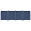 vidaXL Garden Planter Blue Grey Polypropylene Large Modular