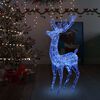 vidaXL Christmas Reindeer Blue Acrylic Extra Large