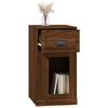 vidaXL Side Cabinet Brown Oak Engineered Wood Medium Side Cabinet