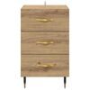 vidaXL Bedside Cabinet Artisan Oak 15.75 x 15.75 x 25.98 in