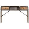 vidaXL Sideboard Natural Wood Solid Mango Wood and Iron Medium Sideboard