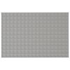 vidaXL Weighted Blanket Grey Cotton and hypoallergenic glass beads