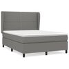 vidaXL Box Spring Bed Dark grey