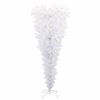 vidaXL Artificial Christmas Tree White 47.24 in PVC and Steel