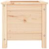 vidaXL Garden Planter Natural Wood Solid pine wood Medium