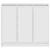 vidaXL Sideboard White Engineered Wood Medium Sideboard Rectangular