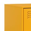 vidaXL Bedside Cabinet Mustard Yellow Cold-rolled Steel Standard