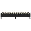 vidaXL Bed Frame Black Faux leather, plywood, engineered wood Twin