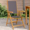 vidaXL Garden Chair Set of 2 Anthracite