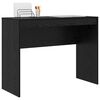 vidaXL Desk Black Oak 39.37 x 15.75 x 29.92 in