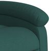 vidaXL Stand Up Massage Recliner Chair Dark Green