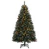 vidaXL Artificial Christmas Tree 300 LEDs 70.9"