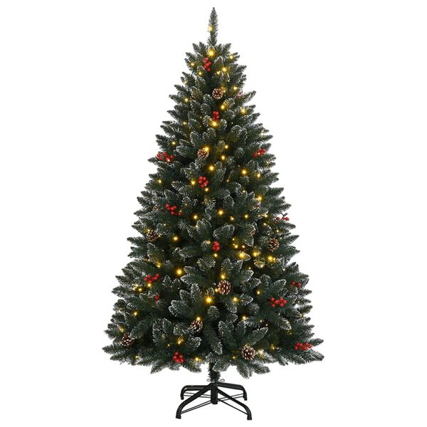 vidaXL Artificial Christmas Tree 300 LEDs 70.9"