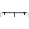 vidaXL Metal Bed Frame without Mattress Black 72"x83.9"