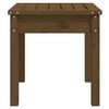 vidaXL Garden Bench Honey Brown Solid Pine Wood 19.7x17.3x17.7 in