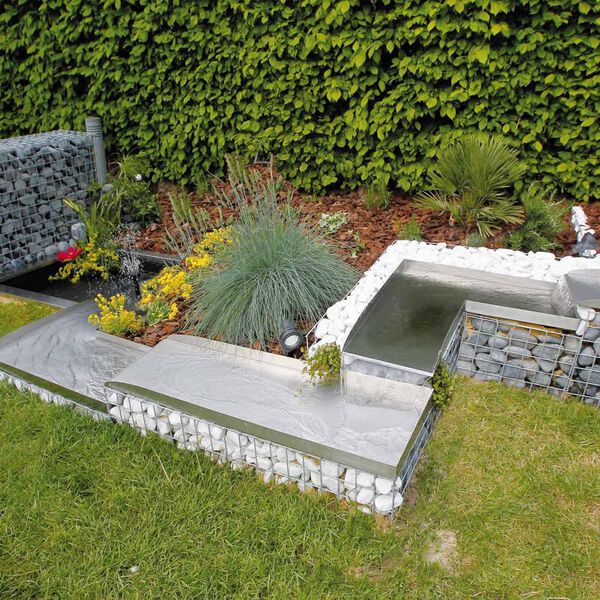 Ubbink Garden Waterfall Silver 304 stainless steel Medium Modular