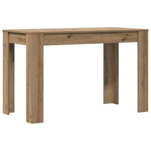 vidaXL Dining Table Artisan Oak Engineered Wood Standard Durable