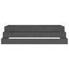 vidaXL Planter Grey Solid Pine Wood Medium Durable Wooden Planter