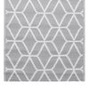 vidaXL Outdoor Carpet Grey Polypropylene 47.2 x 70.9 in Pattern